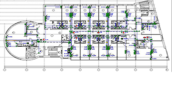 Network drawing for LAN and CABLE TELEVISION